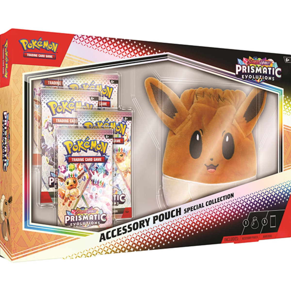 Pokemon Scarlet & Violet Prismatic Evolutions Accessory Pouch Special Collection