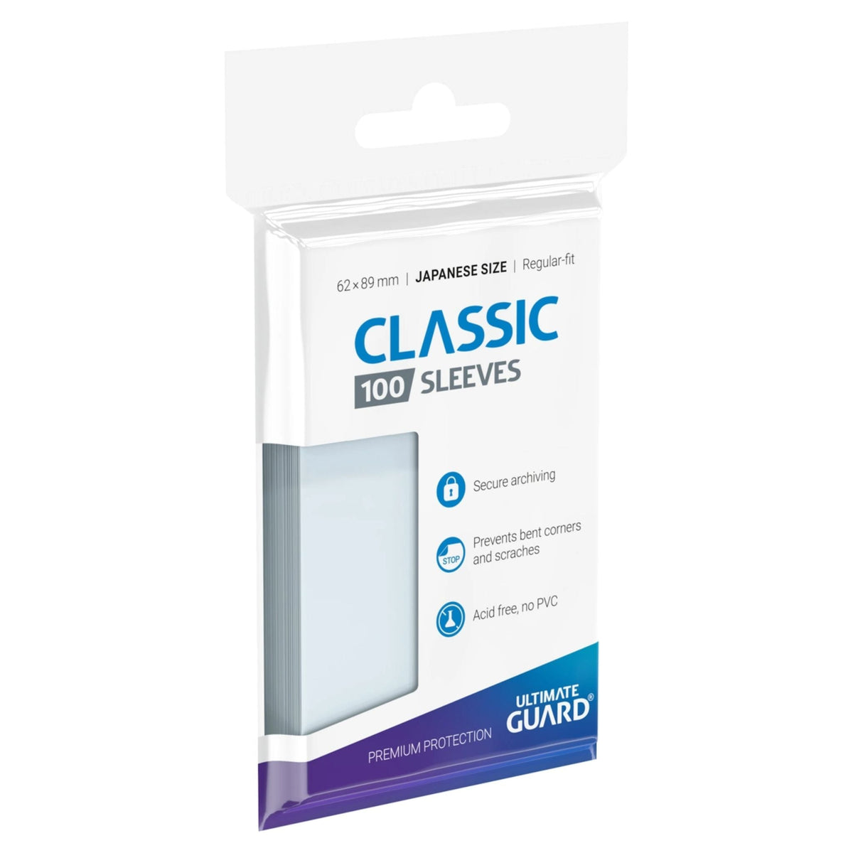 Ultimate Guard Japanese Classic Clear Deck Protector Card Soft Sleeves