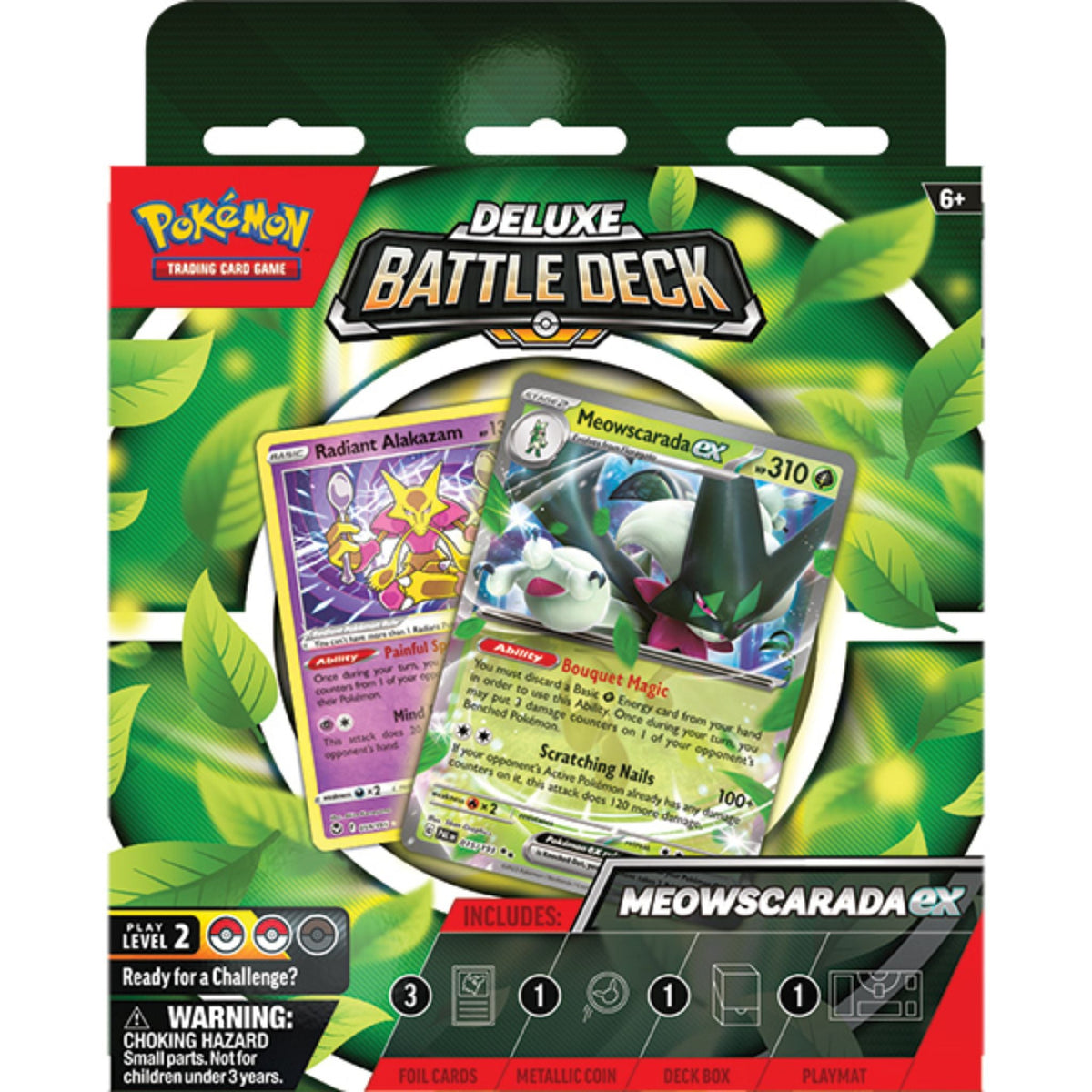 Pokemon Meowscarada Ex Deluxe Battle Deck