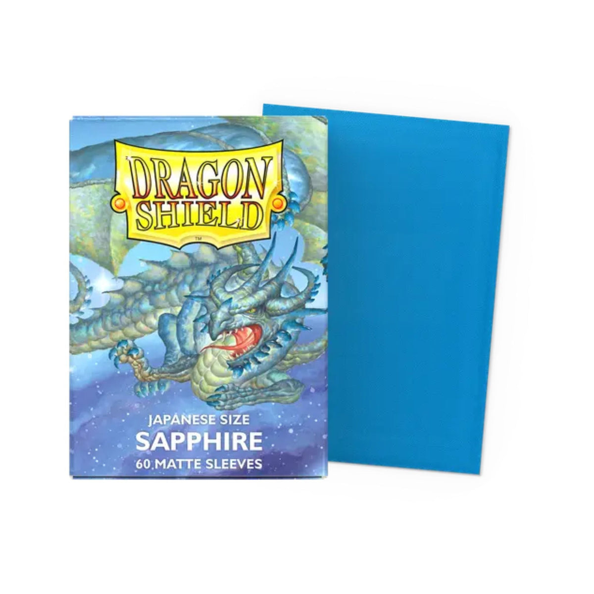 Dragon Shield Japanese Matte Sapphire Deck Protector Card Sleeves