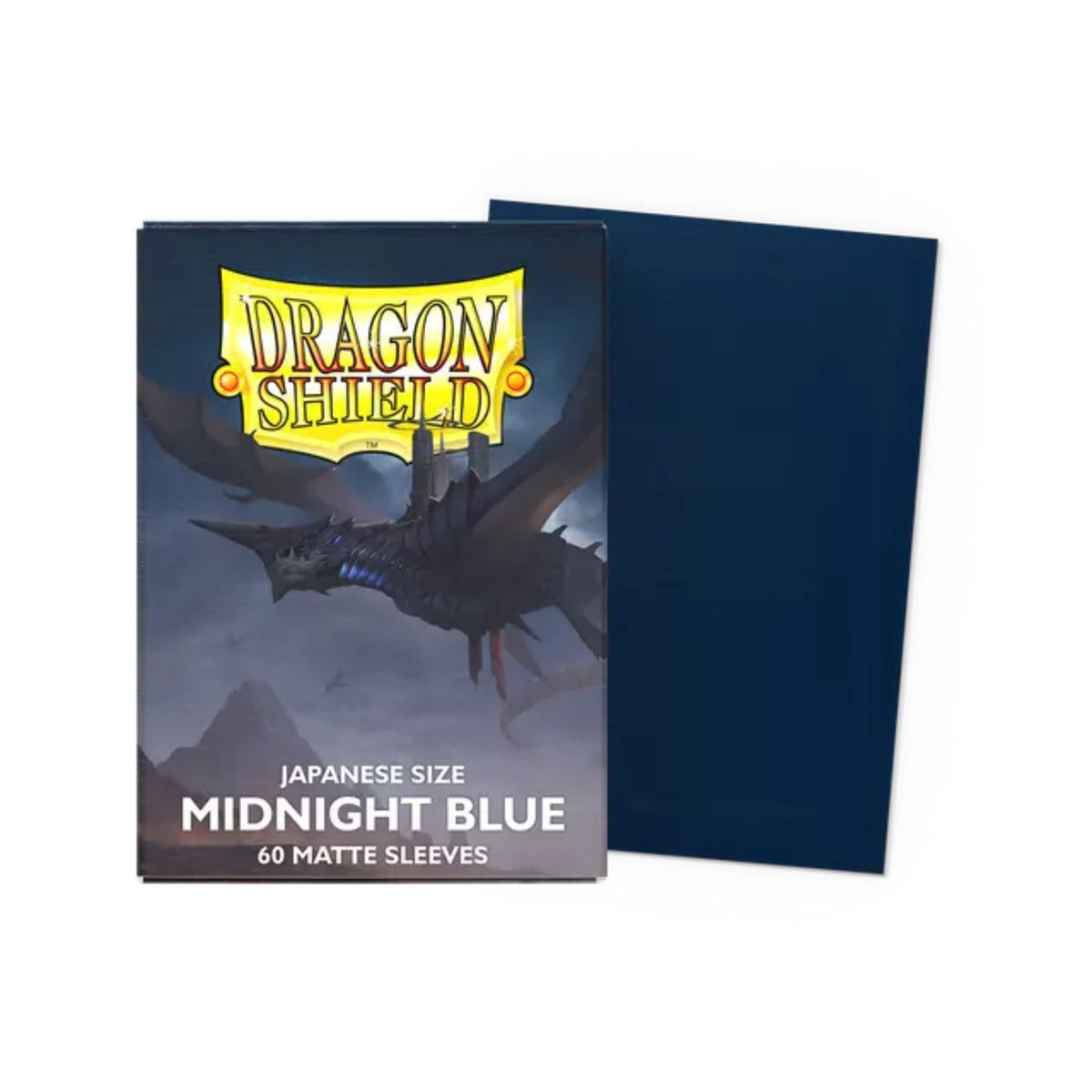Dragon Shield Japanese Matte Midnight Blue Deck Protector Card Sleeves