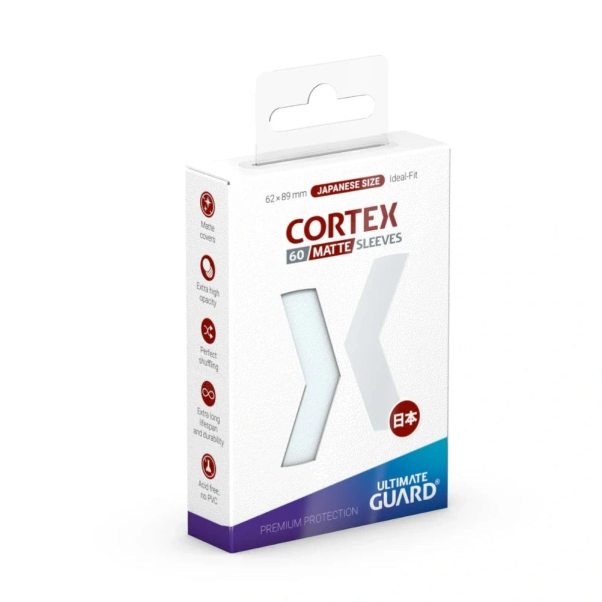 Ultimate Guard Japanese Cortex Matte Transparent Deck Protector Card Sleeves