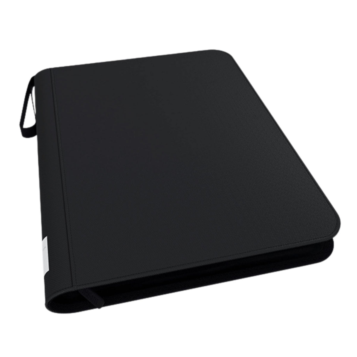 Arcane Fortress 9 Pocket Black Zippered Toploader Card Binder