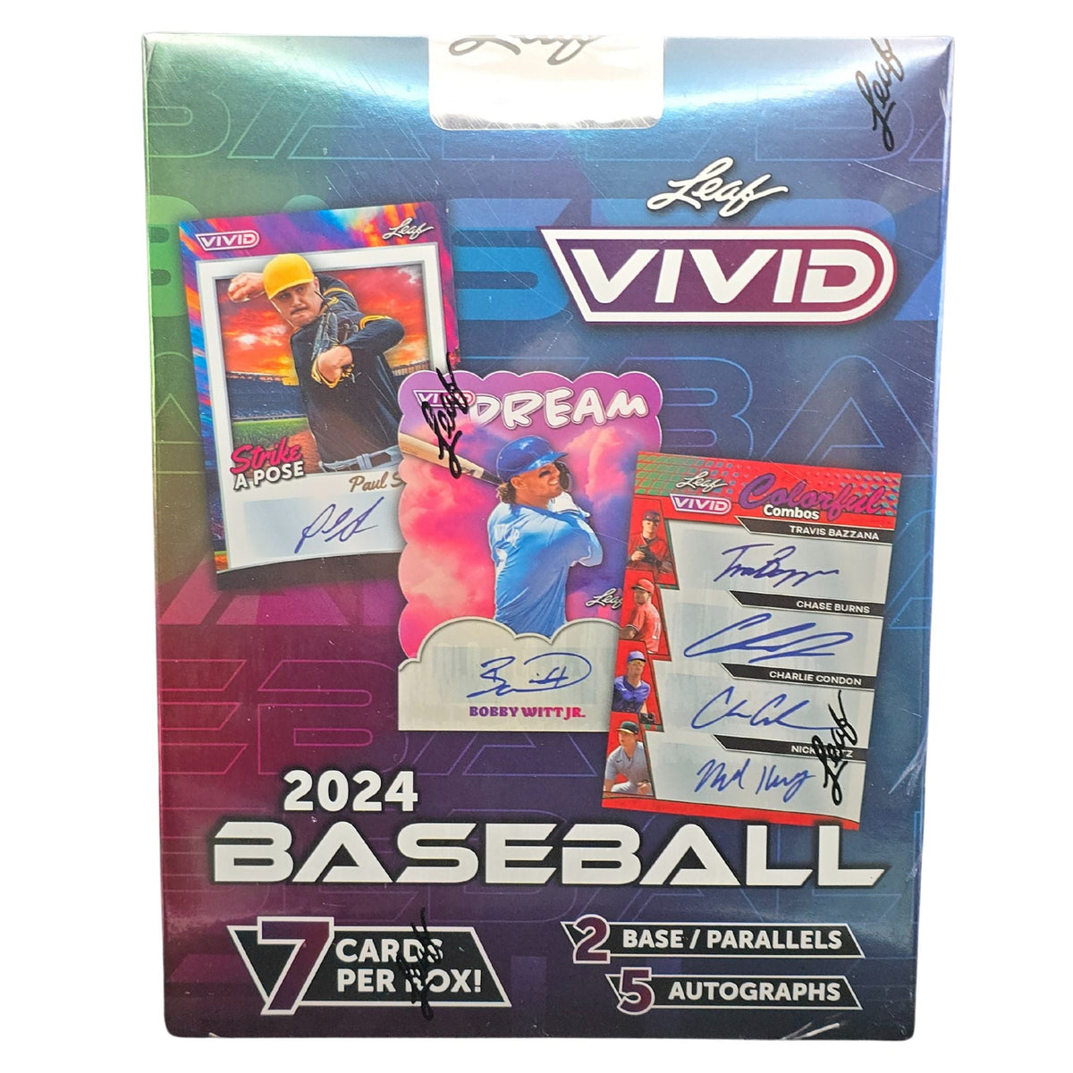 2024 Leaf Vivid Baseball Hobby Box
