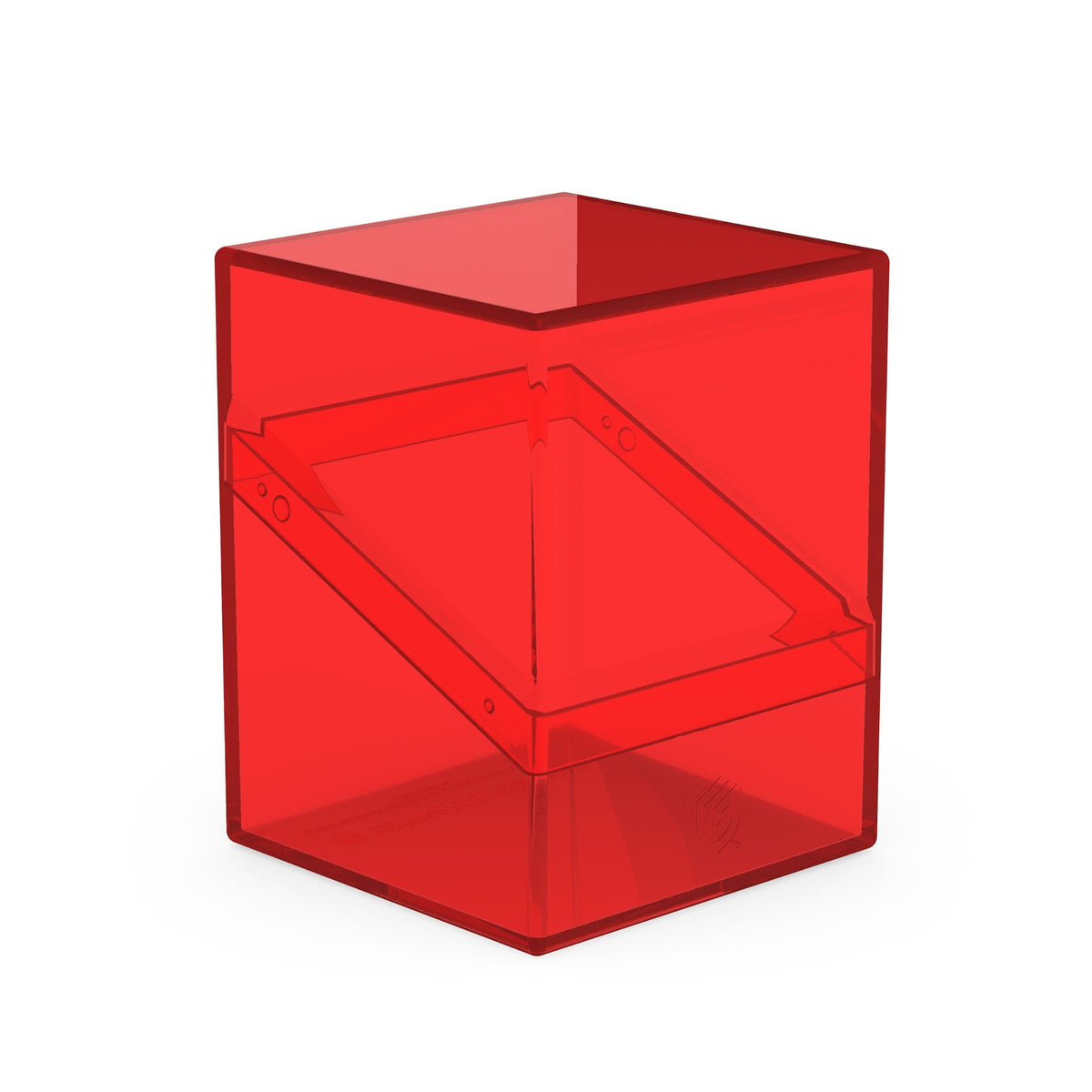 Ultimate Guard Standard Boulder 100+ Clear Ruby Deck Case