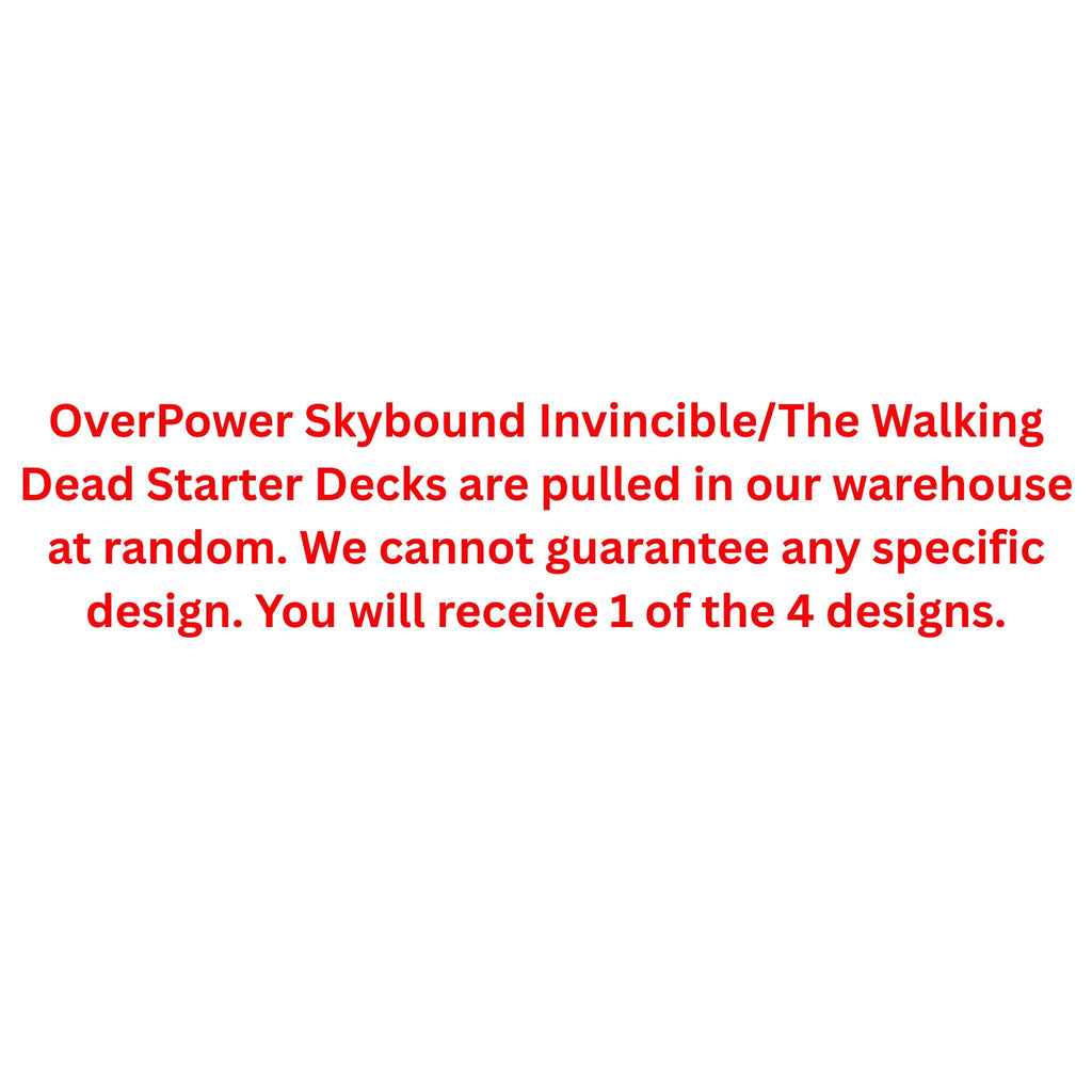 OverPower Skybound Invincible/The Walking Dead Starter Deck