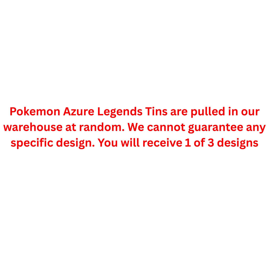 Pokemon Azure Legends Tin