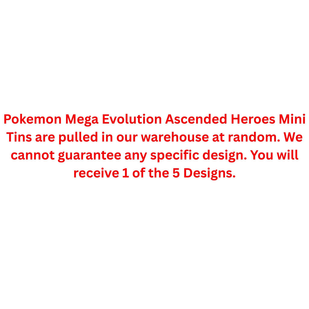 Pokemon Mega Evolution Ascended Heroes Mini Tin
