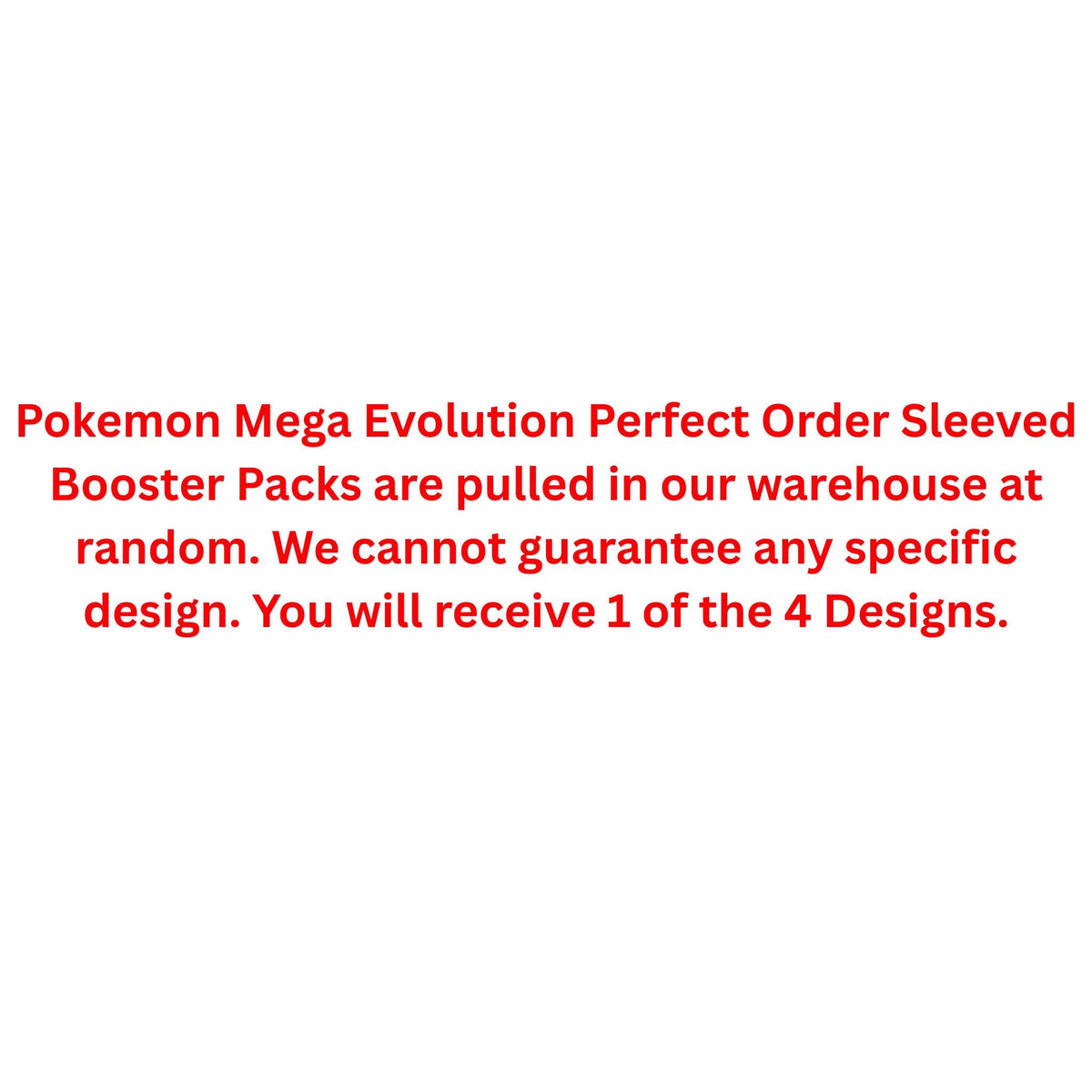 Pokemon Mega Evolution Perfect Order Sleeved Booster Pack