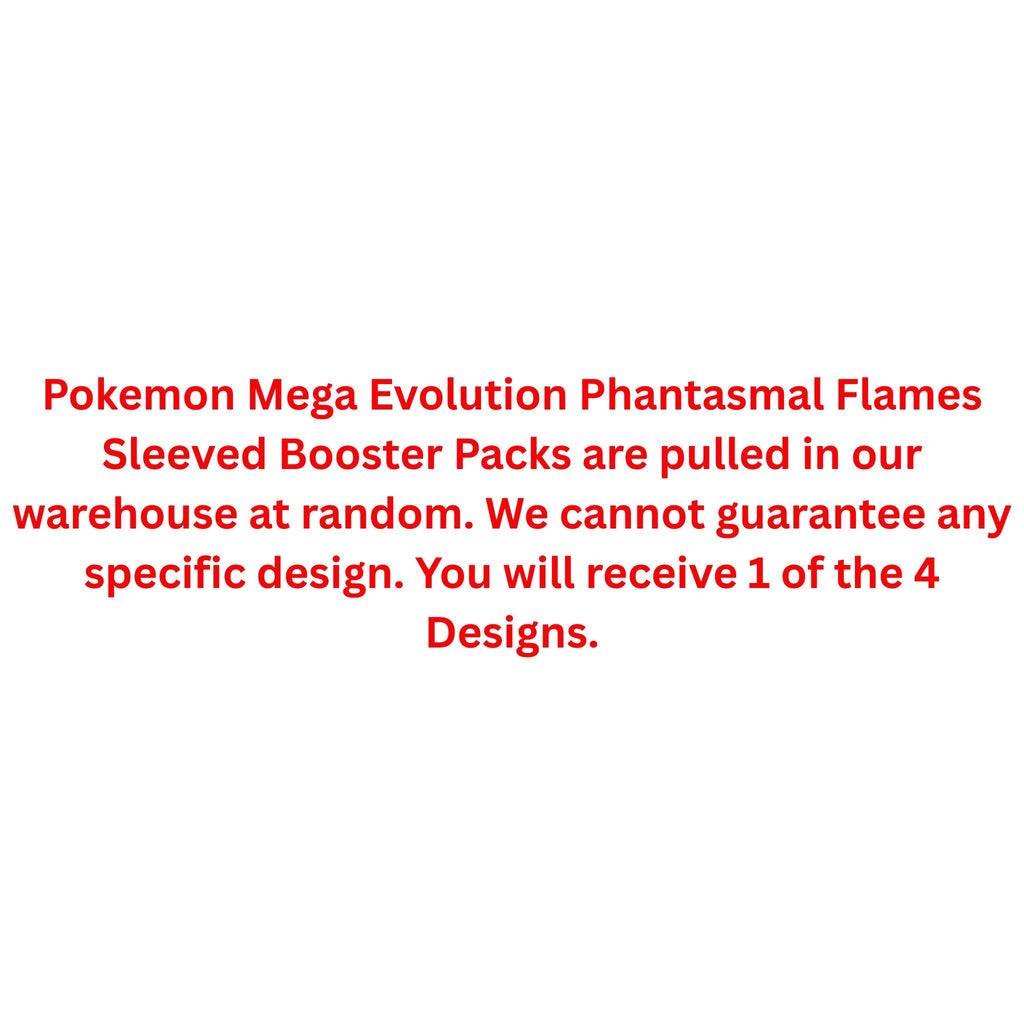 Pokemon Mega Evolution Phantasmal Flames Sleeved Booster Pack