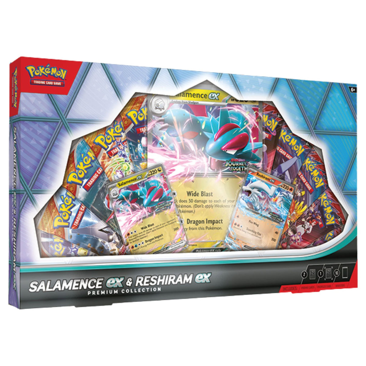Pokemon Salamence Ex & Reshiram Ex Premium Collection