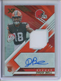 2022 Panini XR David Bell Rookie RPA Orange /25 Browns