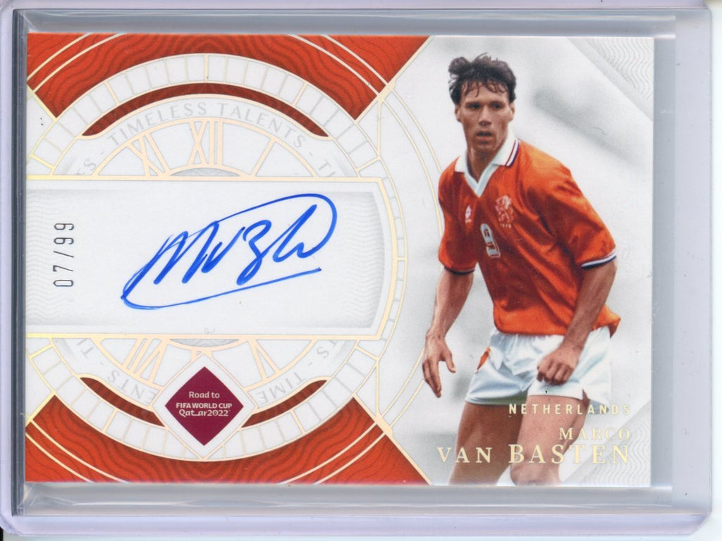 2022 Panini National Treasures Marco van Basten Timeless Talents /99 Netherlands