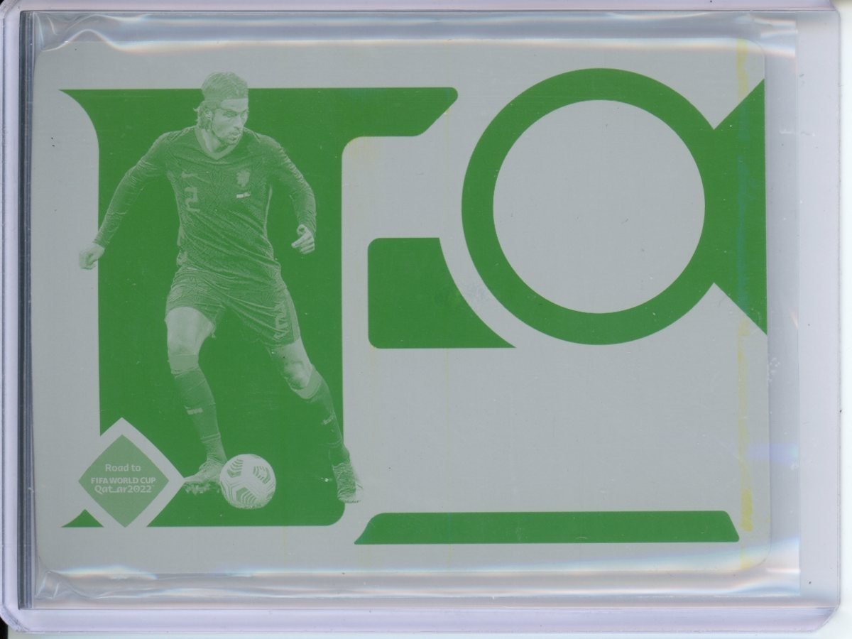 2022 Panini National Treasures Hans Hateboer Printing Plate 1/1 Netherlands