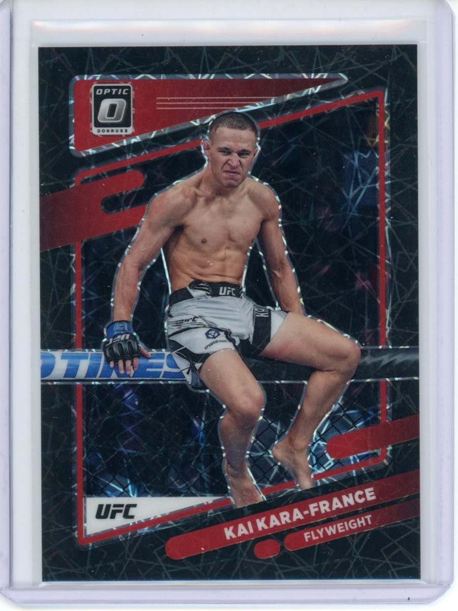 2022 Panini Donruss Optic UFC Kai Kara-France Black Velocity /39