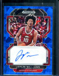2022/23 Panini Prizm Draft Picks Jaylin Williams Blue Ice Auto /75 Thunder