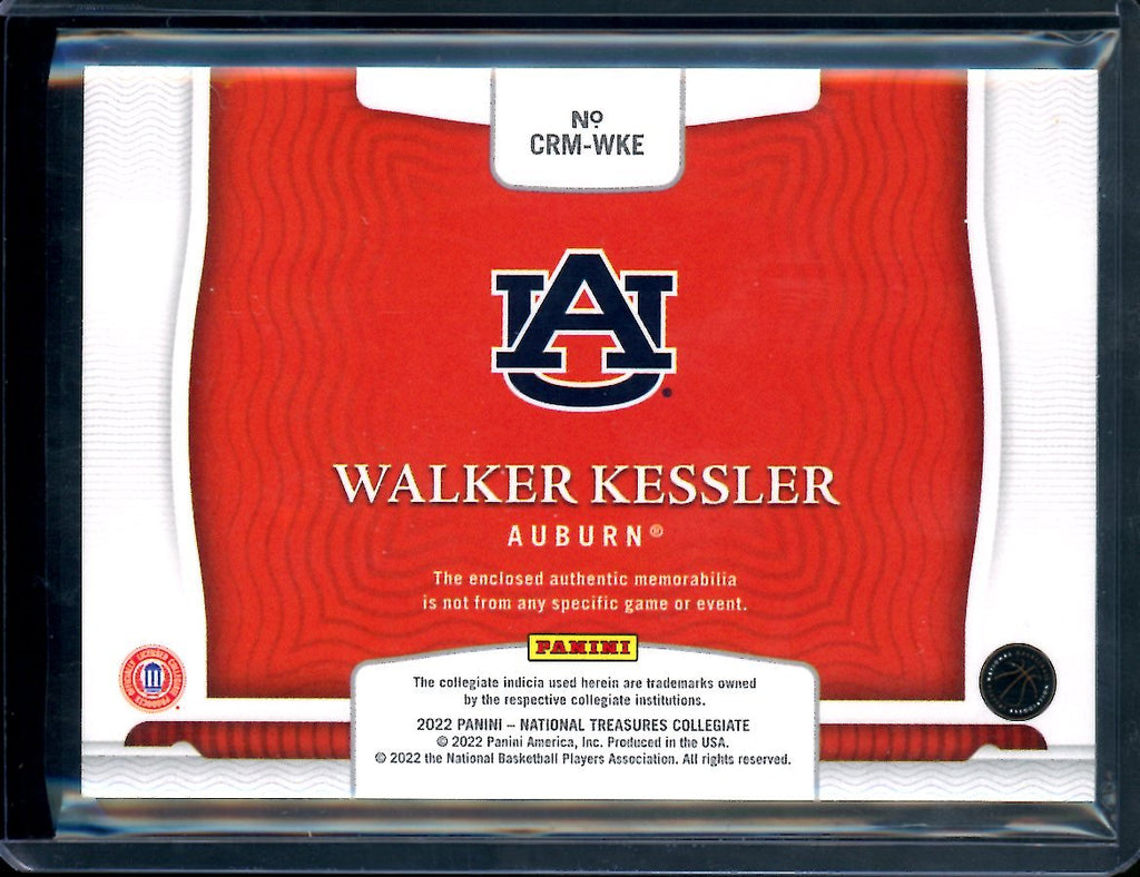 2022/23 Panini National Treasures Collegiate Walker Kessler Colossal Patch /5