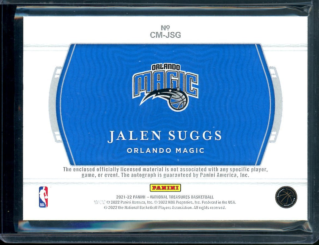 2021/22 Panini National Treasures Jalen Suggs Rookie Colossal RPA /99 Magic