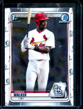 2020 Bowman Chrome Jordan Walker 1st Bowman Cardinals