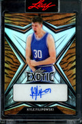2022/23 Leaf Exotic Kyle Filipowski Tiger Auto /15 Kansas