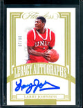 2022/23 Panini Flawless Collegitae Larry Johnson Gold Auto /10 UNLV