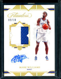 2022/23 Panini Flawless Collegitae Mark Williams Rookie RPA Gold /10 Hornets