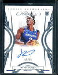 2022/23 Panini Flawless Collegitae Jalen Duren Rookie Auto /25 Pistons