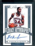 2022/23 Panini Flawless Collegitae Hakeem Olajuwon Legacy Auto /25 Rockets