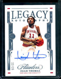 2022/23 Panini Flawless Collegitae Isiah Thomas Legacy Auto 22/25 Pistons