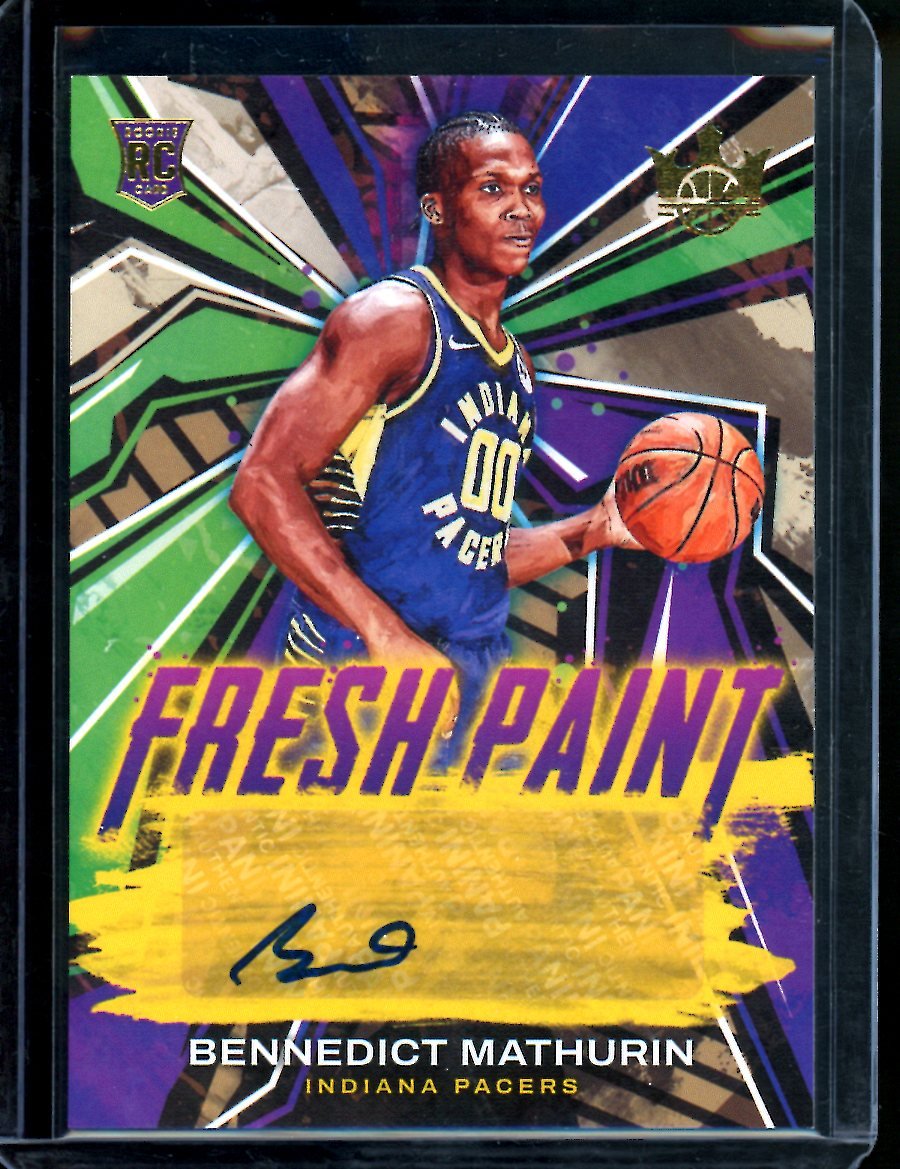 2022/23 Panini Court Kings Bennedict Mathurin Rookie Auto /199 Pacers