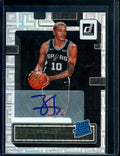 2022/23 Panini Donruss Choice Jeremy Sochan Rookie Auto Spurs