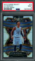 2019/20 Panini Select Ja Morant Rookie Silver Prizm PSA 9 Grizzlies
