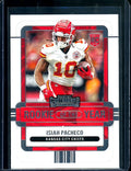 2022 Panini Contenders Isiah Pacheco Rookie of the Year Chiefs