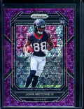 2022 Panini Prizm John Metchie III Purple Disco /35 Texans