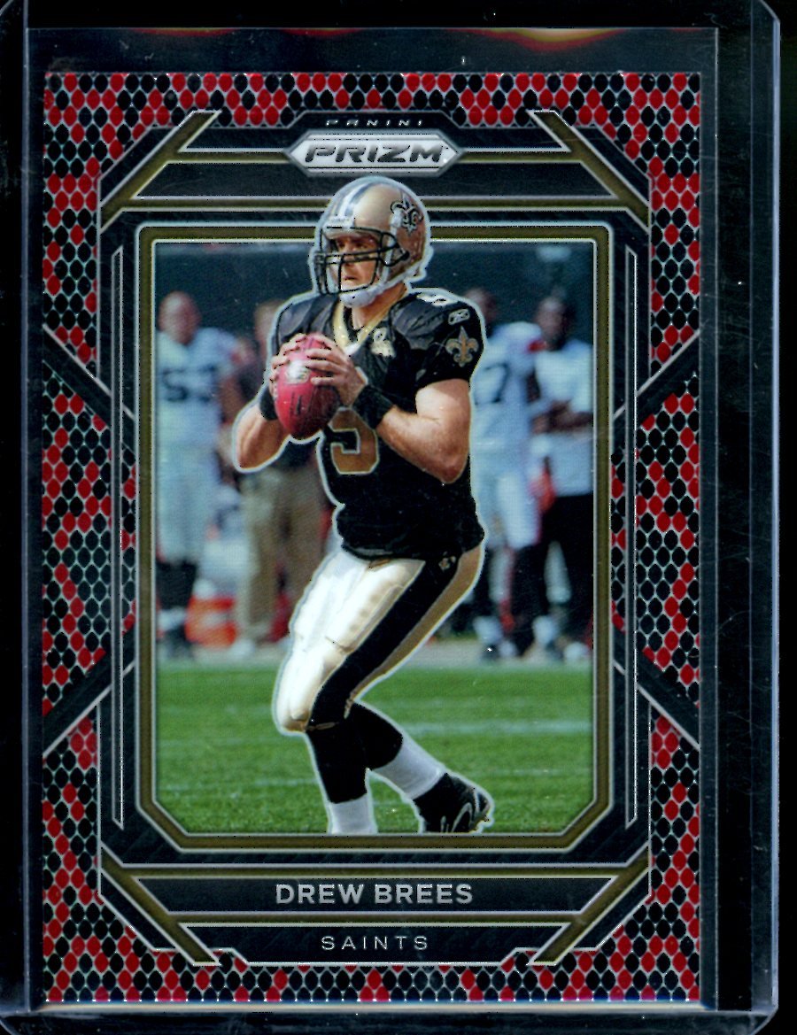 2022 Panini Prizm Drew Brees Snakeskin SSP Saints