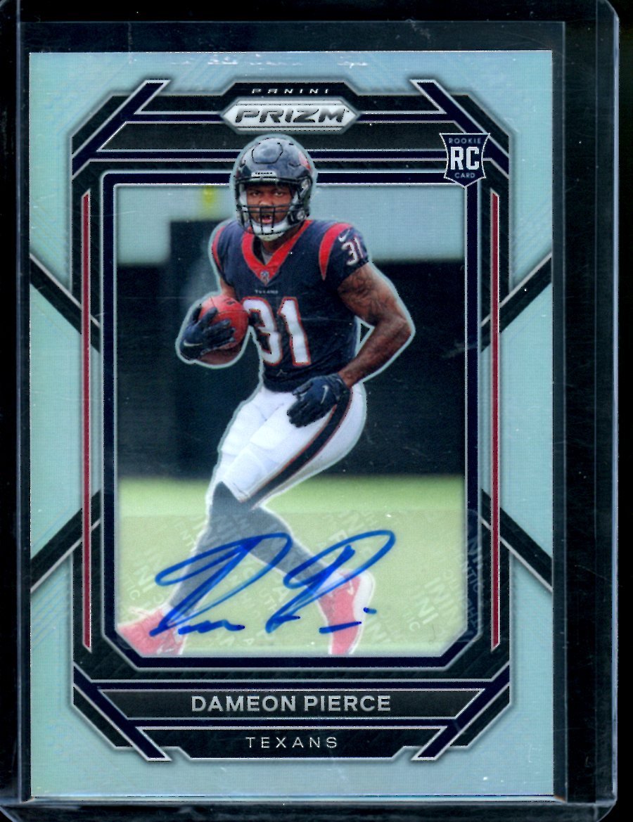 2022 Panini Prizm Dameon Pierce Rookie Auto Silver Texans
