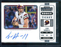 2022 Panini Contenders Sam Howell Rookie Ticket Variation Auto Commanders