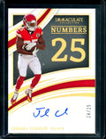 2022 Panini Immaculate Jamaal Charles Numbers Auto /25 Chiefs