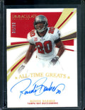 2021 Panini Immaculate Ronde Barber All-Time Greats Auto /99 Buccaneers