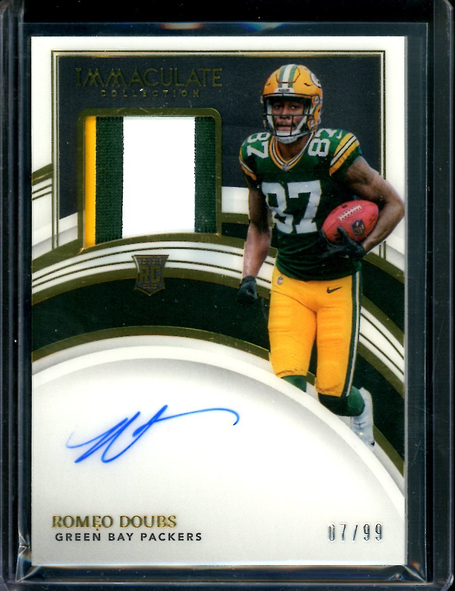 2022 Panini Immaculate Romeo Doubs Rookie RPA /99 Packers