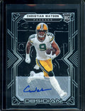 2022 Panini Obsidian Christian Watson Rookie Auto /199 Packers