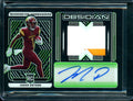 2022 Panini Obsidian Jahan Dotson Rookie RPA Green Etch /50 Commanders