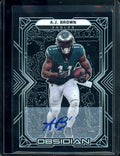 2022 Panini Obsidian A.J. Brown Auto /25 Eagles