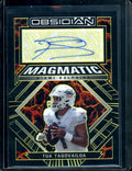 2022 Panini Obsidian Tua Tagovailoa Magmatic Auto Gold /10 Dolphins