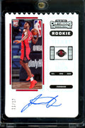 2022/23 Panini Contenders Tari Eason Rookie Ticket Stub Auto /17 Rockets