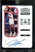 2022/23 Panini Contenders Jabari Walker Rookie Ticket Stub Auto /34 Trailblazers