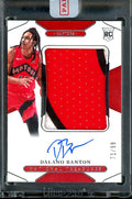 2021/22 Panini National Treasures Dalano Banton Rookie True RPA /99 Raptors