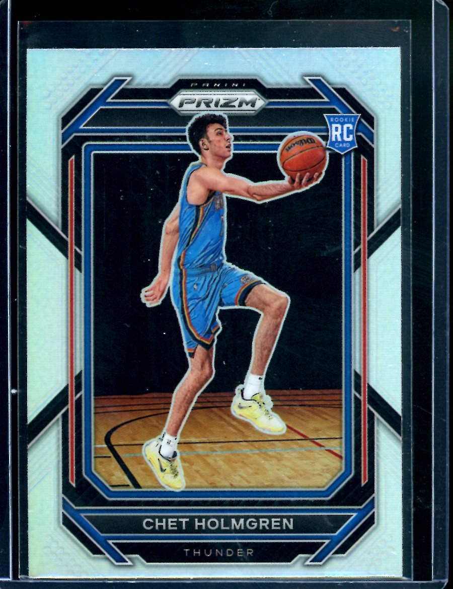 2022/23 Panini Prizm Chet Holmgren Rookie Silver Thunder