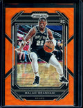 2022/23 Panini Prizm Malaki Branham Rookie Orange Wave /60 Spurs