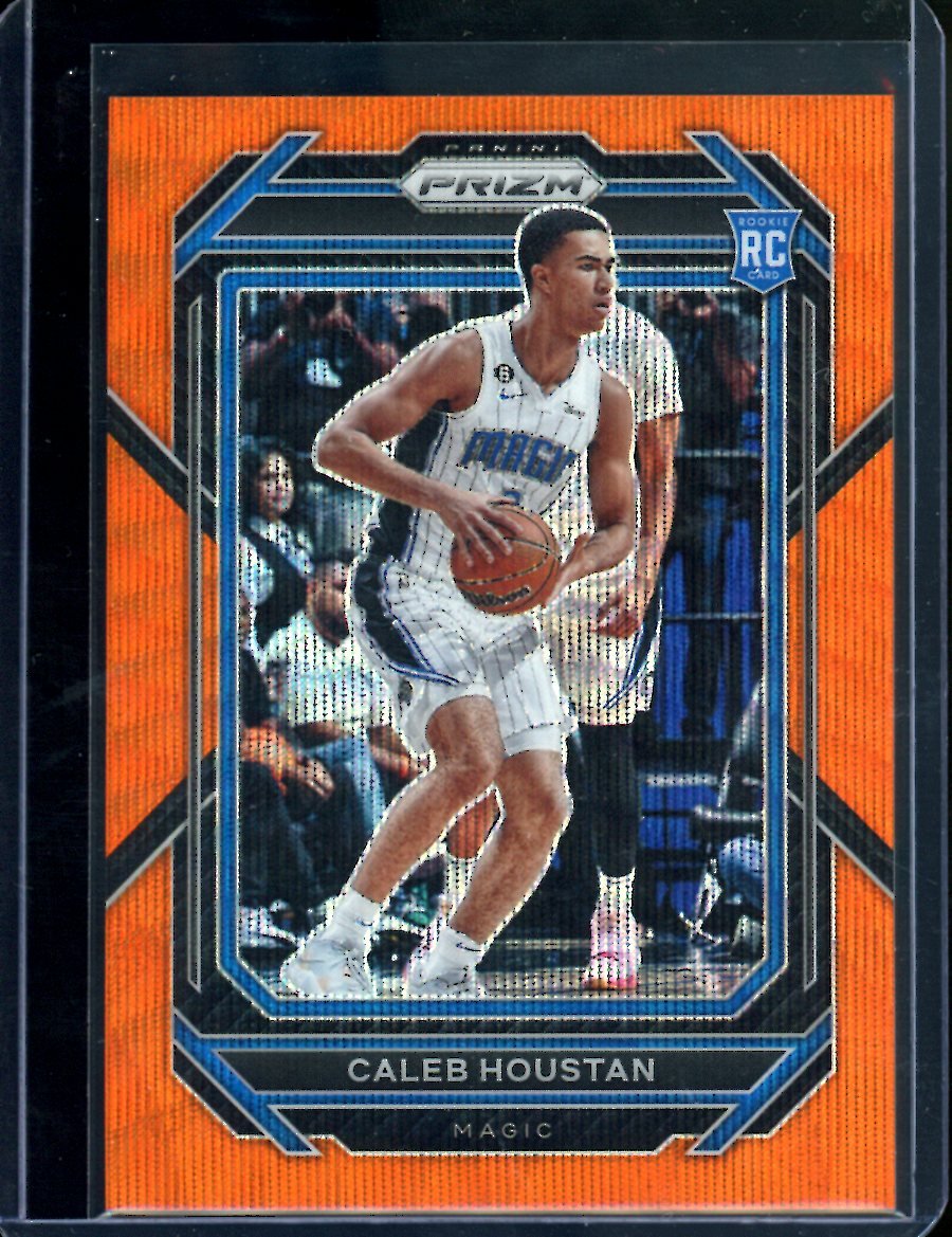 2022/23 Panini Prizm Caleb Houstan Rookie Orange Wave /60 Magic